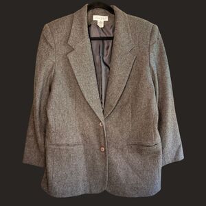 Vintage 90s Laura Gayle Classic One Button Blazer